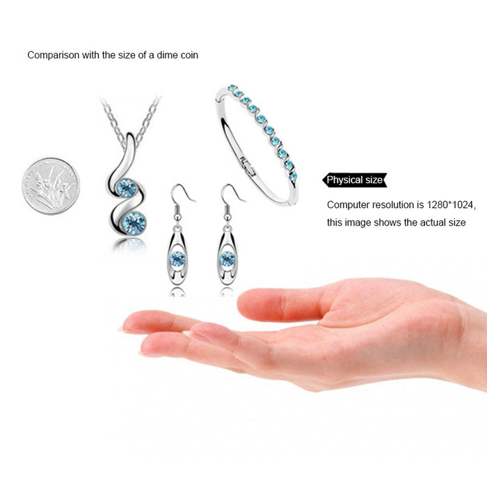 Serpentine Oval Earrings & necklace