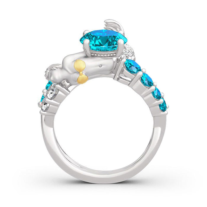 Two-tone Mermaid Ring
