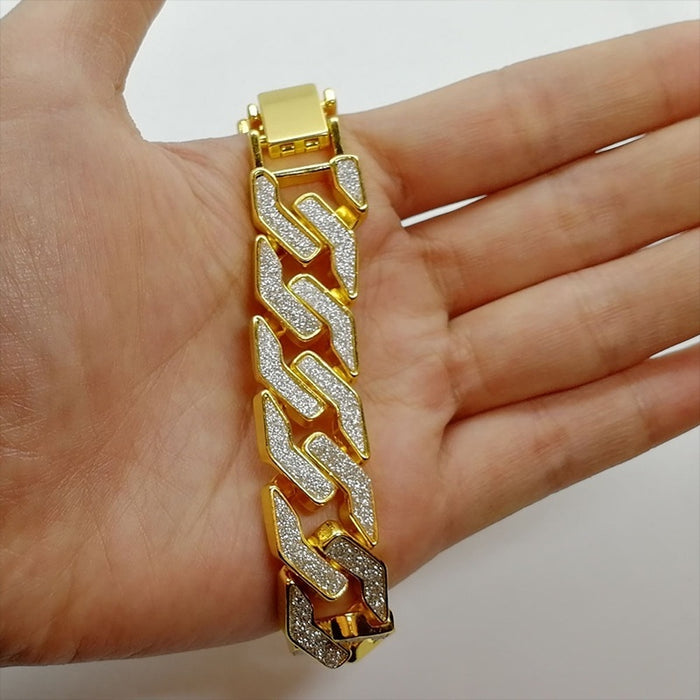 Glitter Geometric Bracelet