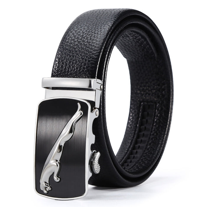 Leather Buckle Business Belt