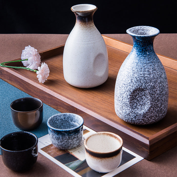 Ceramic Creative Sake Jug & Wine Glass