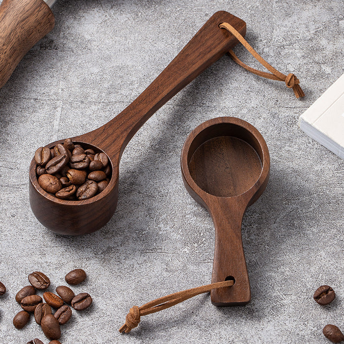 Black Walnut Wooden Long And Short Handle Coffee Spoon