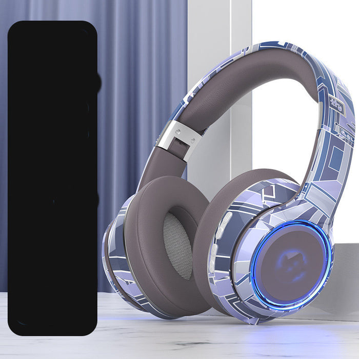Bluetooth Headphones 5.2 Pluggable Illumination