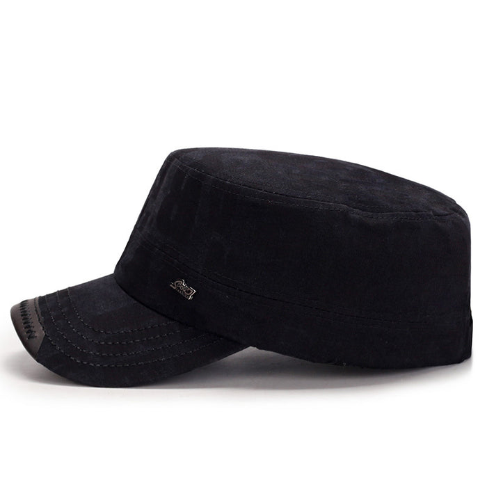 Flat-top Men's Cotton Hat