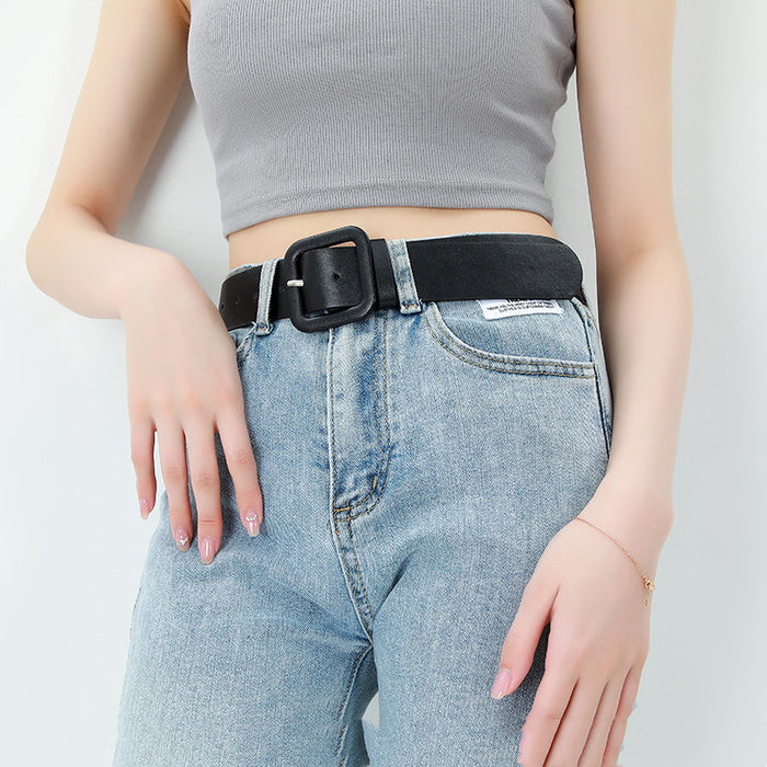 Square Buckle Casual belt