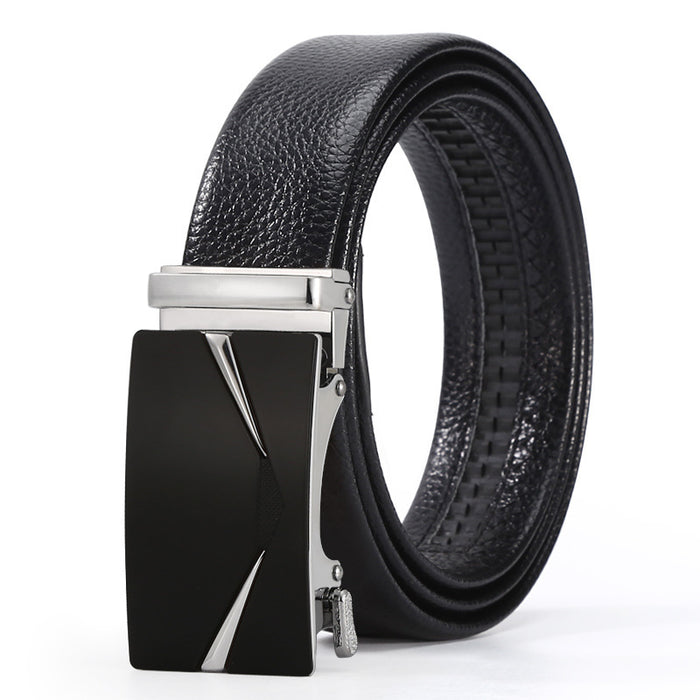 Leather Buckle Business Belt