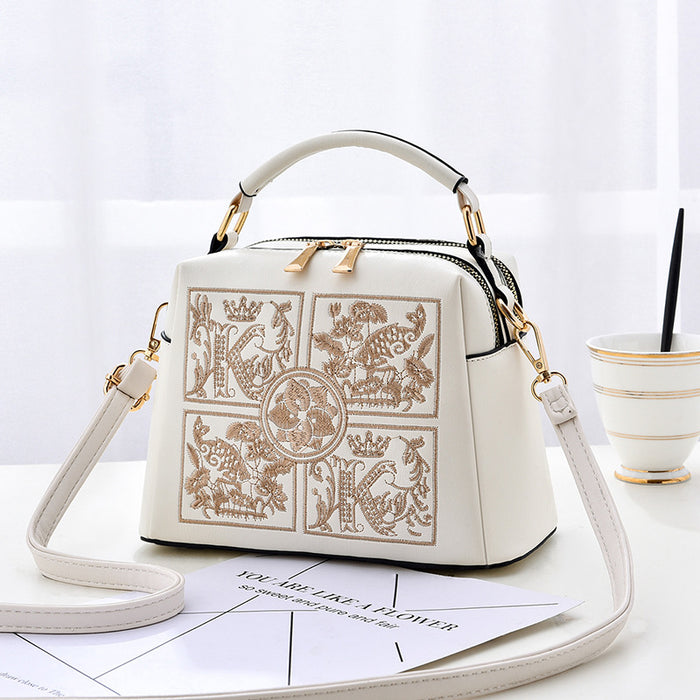 Cross-body Embroidered