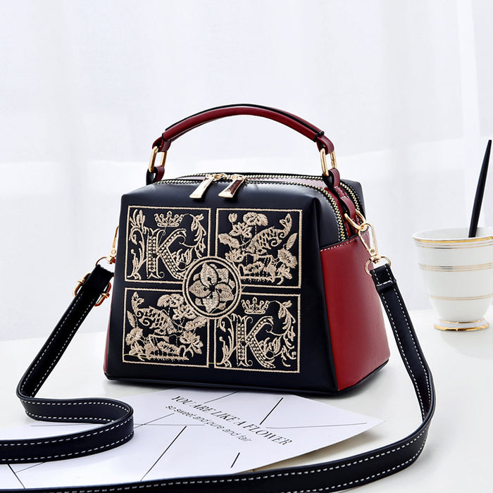 Cross-body Embroidered