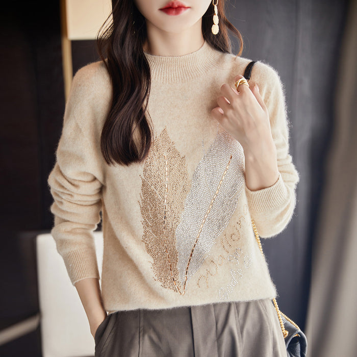 Rhinestone Sweater Pullover