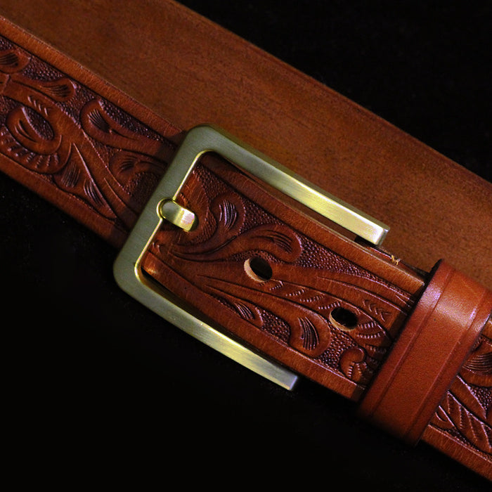 Vintage Carved Belt