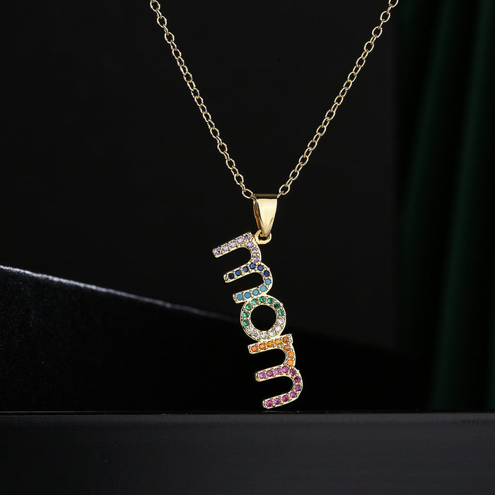 MOM Pendant Necklace