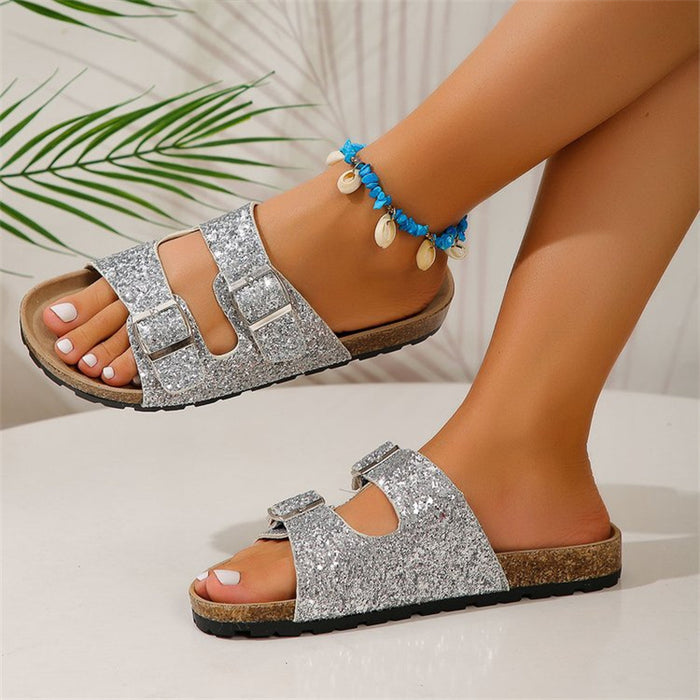 Double Buckle Sandals