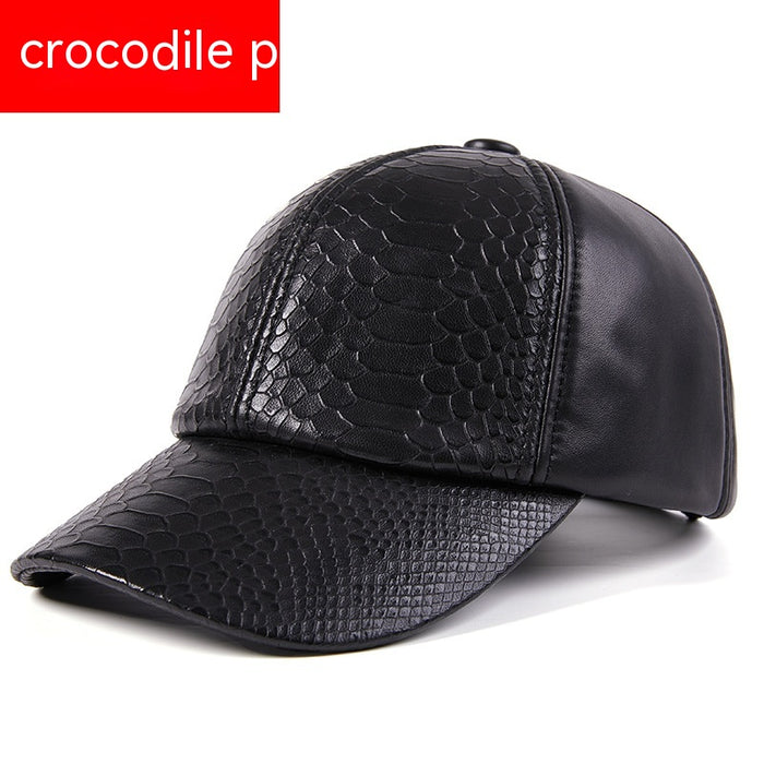 High End Leather Hat