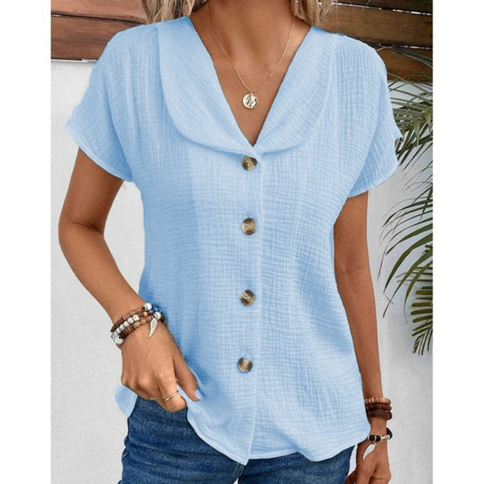 Short Sleeve Cardigan Top