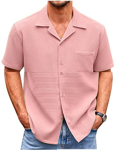 Short Sleeve Waffle Shirt