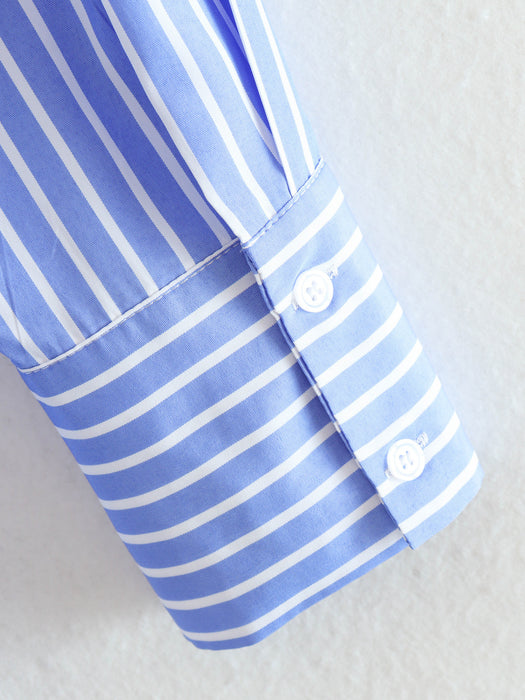 Mid-length Striped Shirt