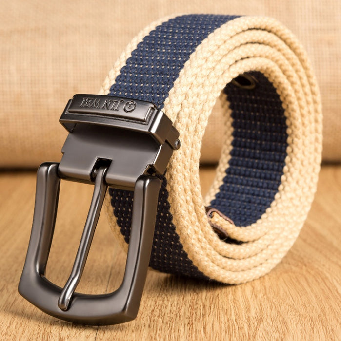 Pin Buckle Canvas Belt