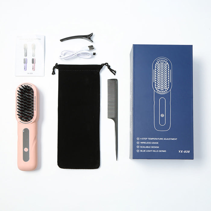 Negative Ion Straight Comb Blue Light Hair Care