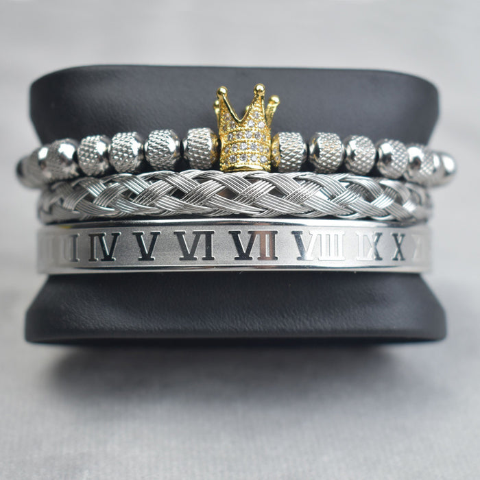 Pineapple Ball Crown Twist Bracelet