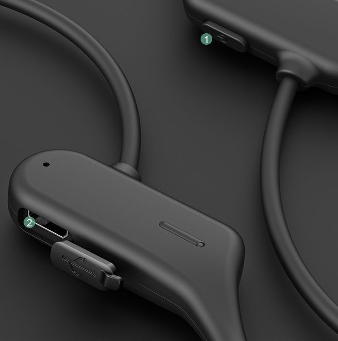 Non-ear wireless sports headphones