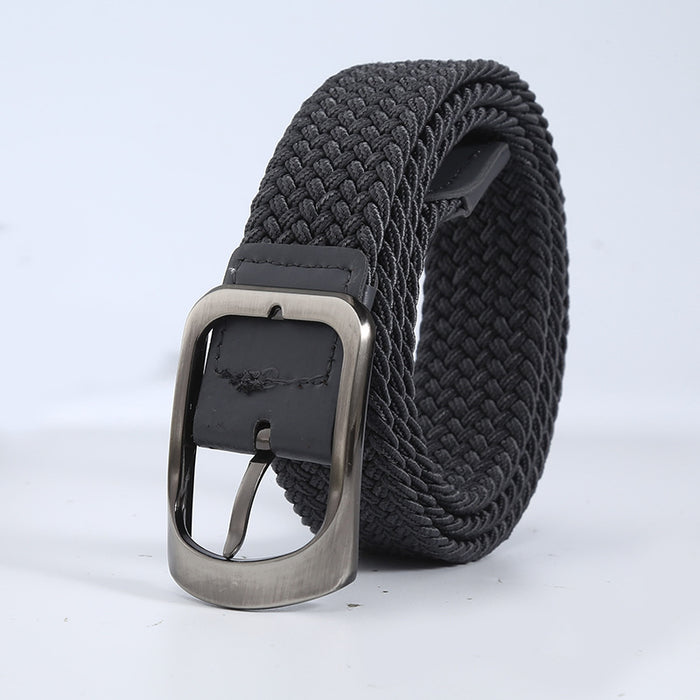 Woven Canvas Elastic Belt