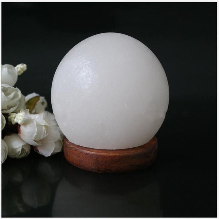 Colorful round ball USB salt lamp