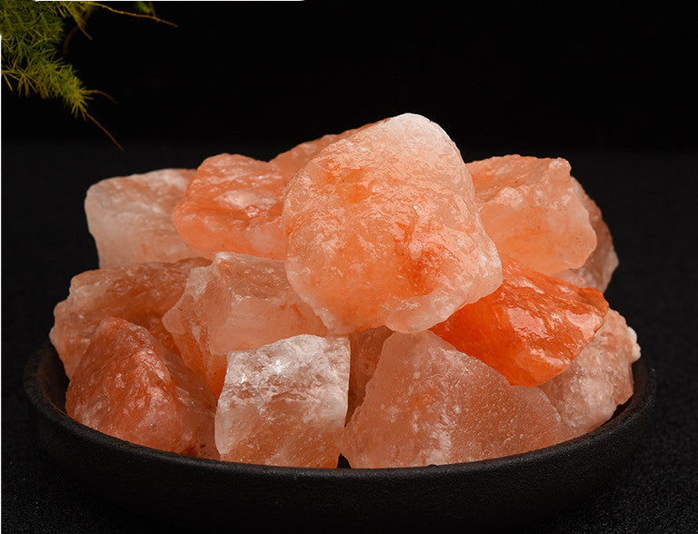 Orange Salt Rough Stone Crystal Aromatherapy Decoration