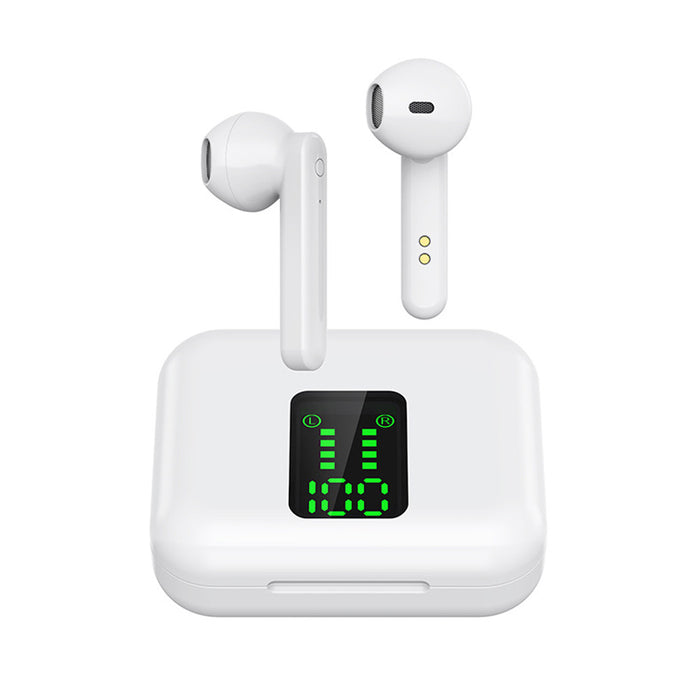 Wireless semi-in-ear headphones