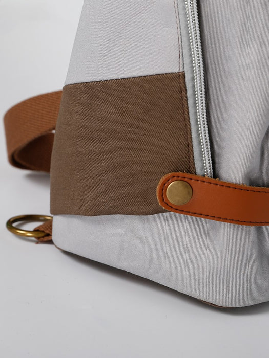 Canvas crossbody bag