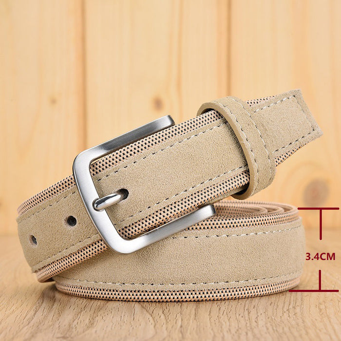 Suede Leather Belt