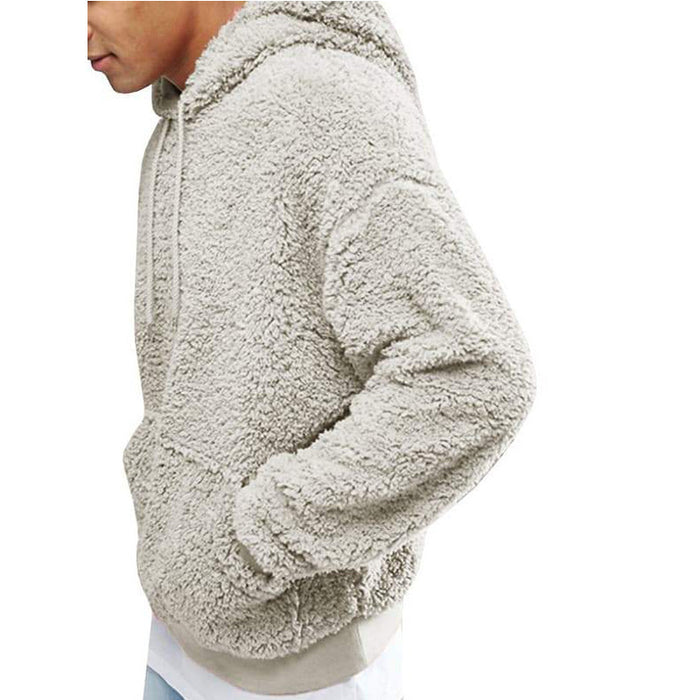 Fluffy Fleece Hooded Pullover