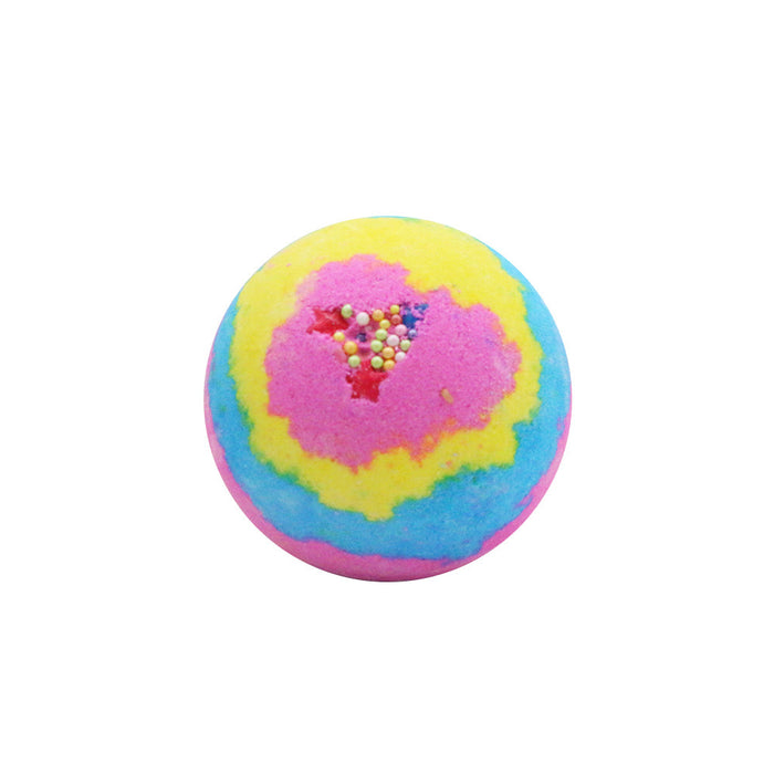 Rose essential oil bath salt exploded ball