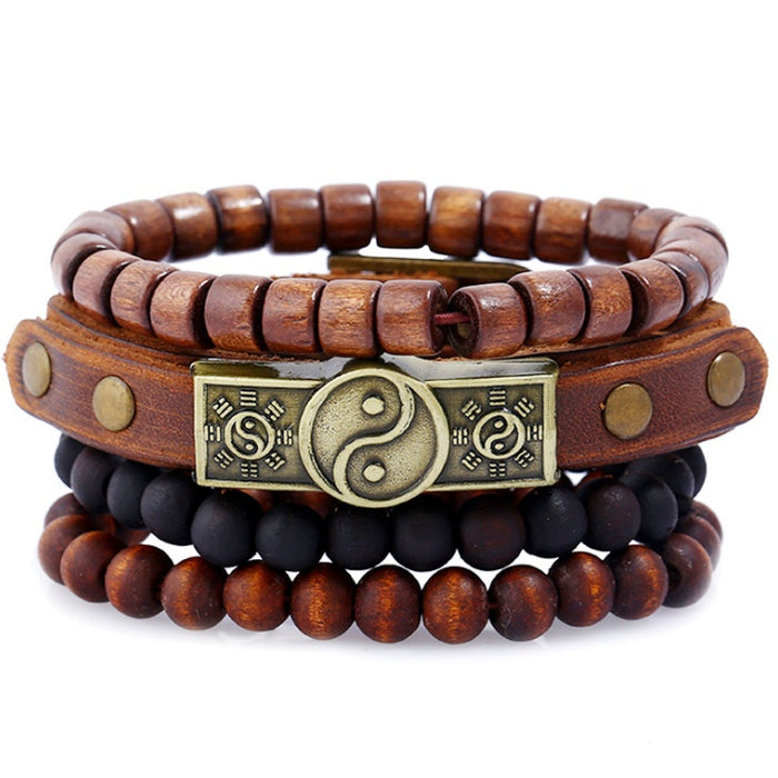 Beaded Leather Bracelet