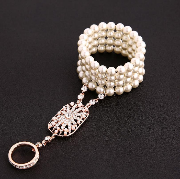 Glass Pearl Bracelet