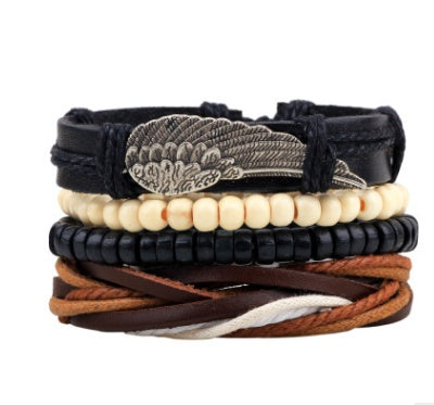 Beaded Leather Bracelet