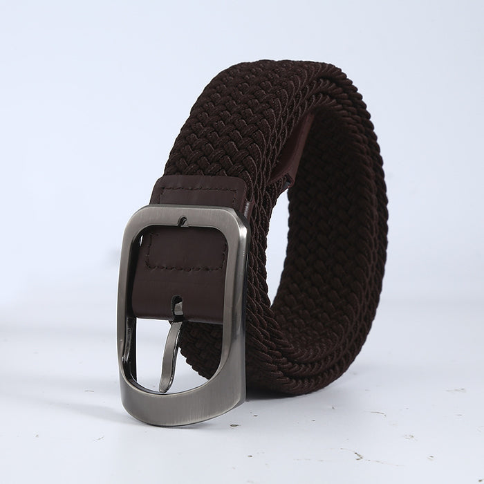 Woven Canvas Elastic Belt