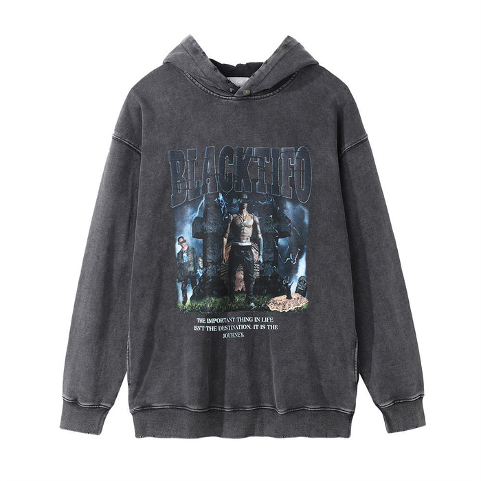 Science Fiction Printed Hoodie