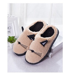 Cute Wool Cotton Slippers