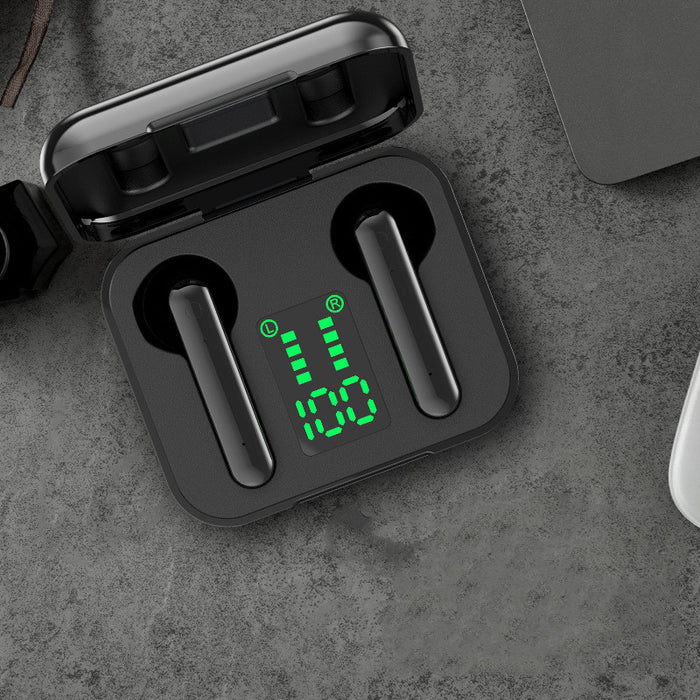 Wireless semi-in-ear headphones