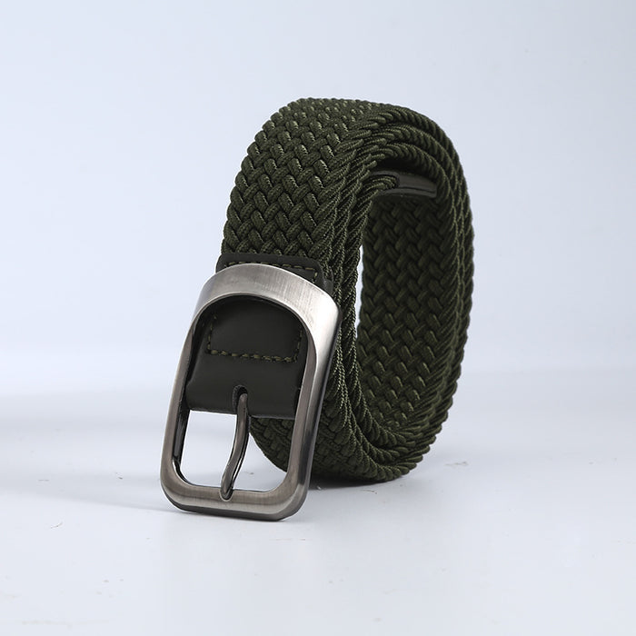 Woven Canvas Elastic Belt