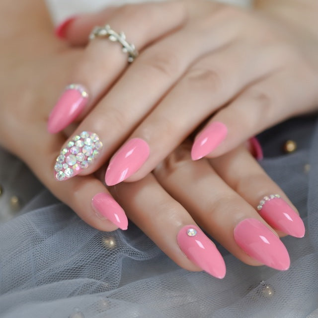 Metal Cute False Nails