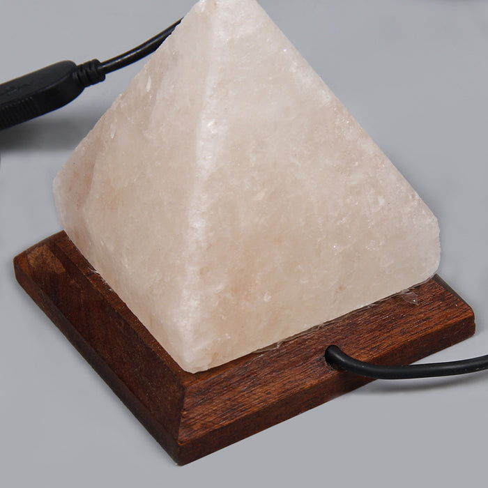 Himalayan Crystal Salt Lamp Usb Natural Shape