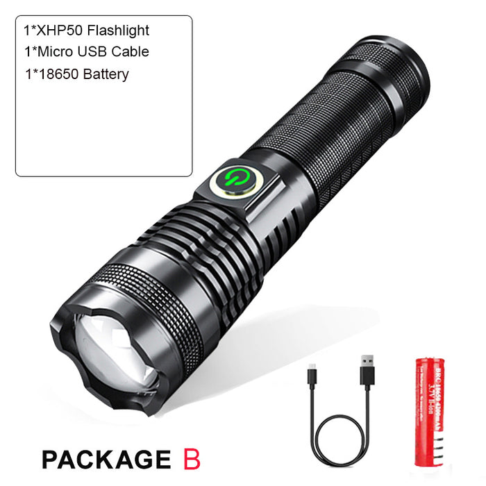 P50 Strong Zoom Flashlight