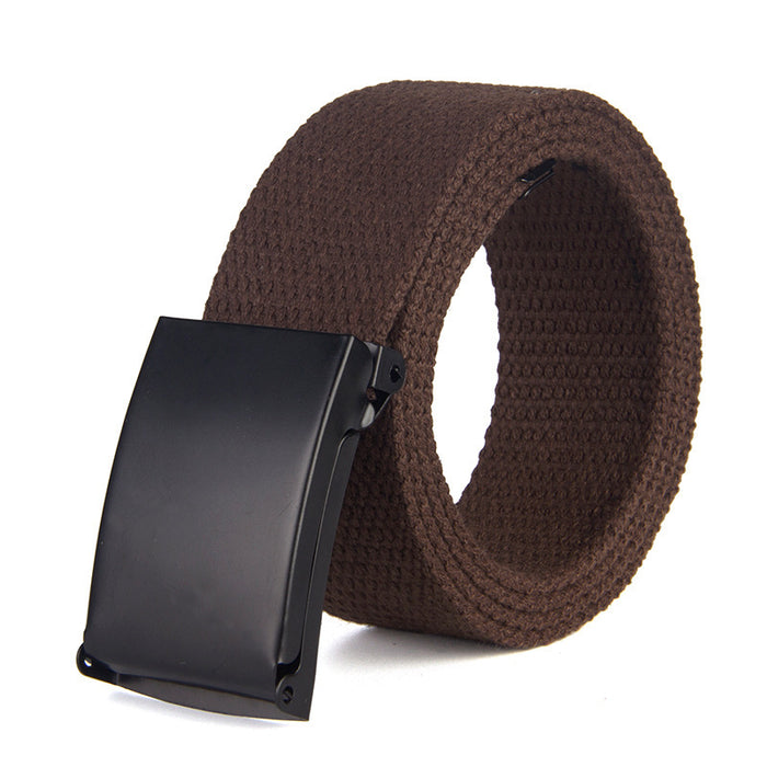 Solid Color Canvas Belt