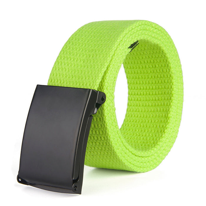 Solid Color Canvas Belt