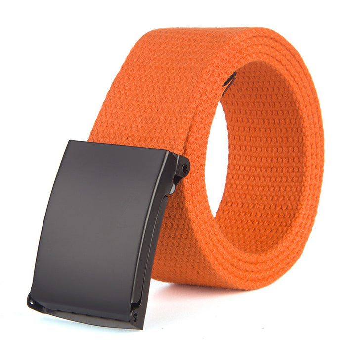 Solid Color Canvas Belt