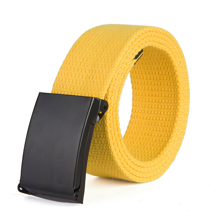 Solid Color Canvas Belt