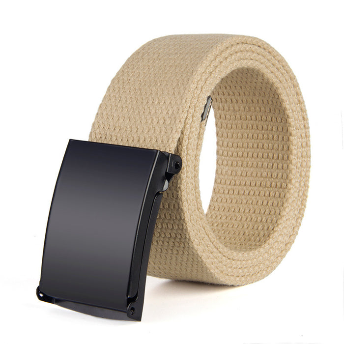 Solid Color Canvas Belt