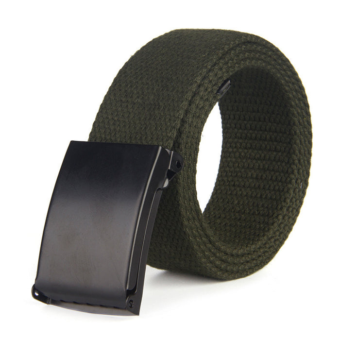 Solid Color Canvas Belt