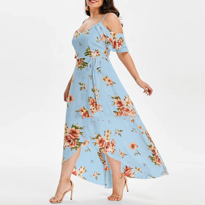 Summer Plus Size Loose Beach Long Dress